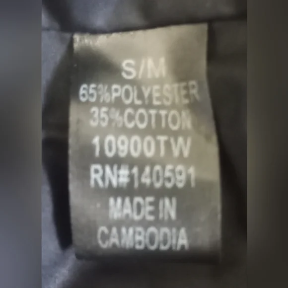 CQ by CQ (Caribbean Queen) Women's oversized S/M black puffy blouse polished - Picture 7 of 8